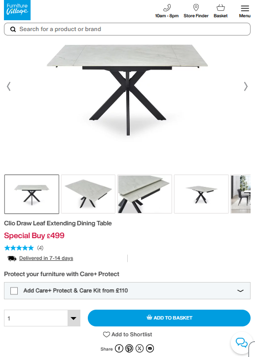Price comparison