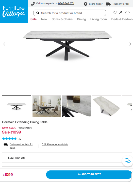 Price comparison
