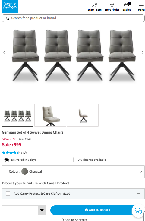 Price comparison
