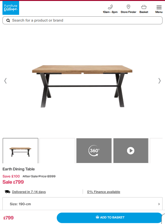Price comparison