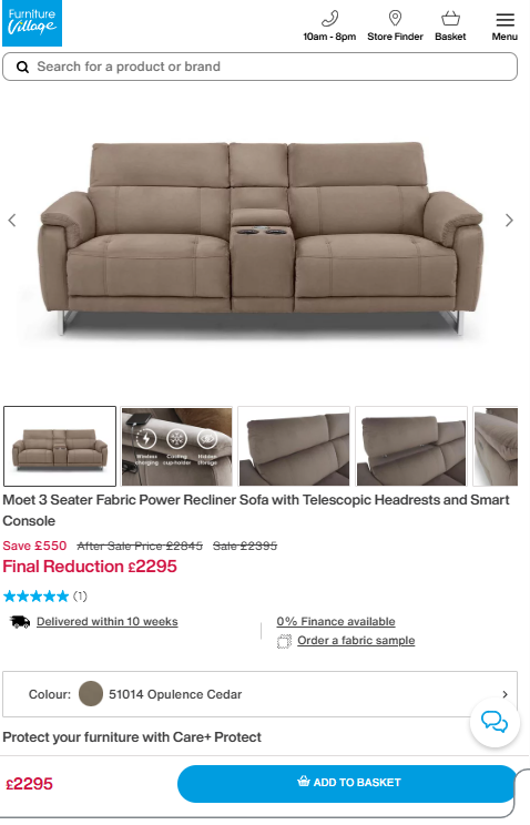Price comparison