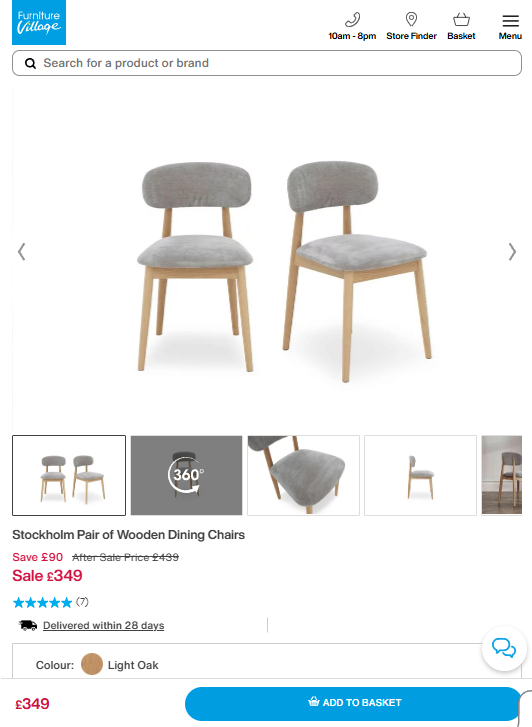 Price comparison