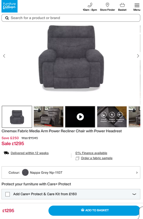 Price comparison