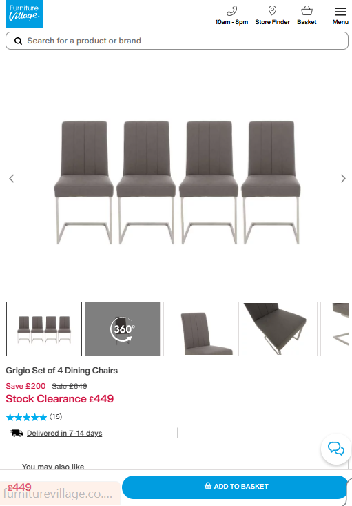 Price comparison