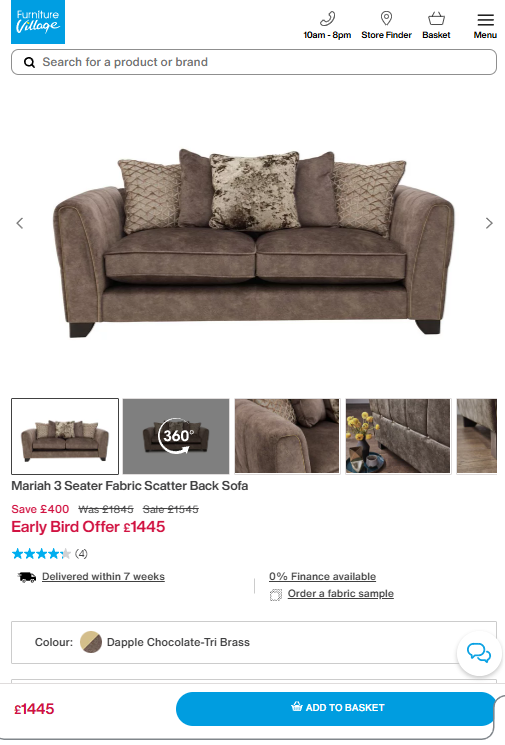 Price comparison