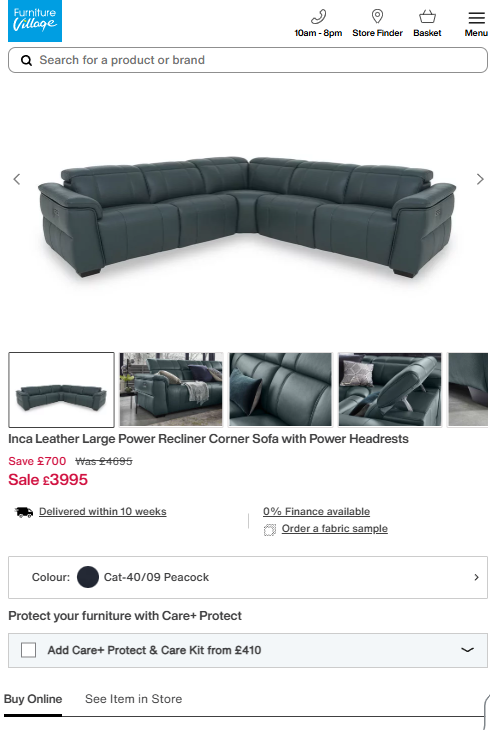 Price comparison