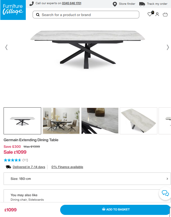 Price comparison