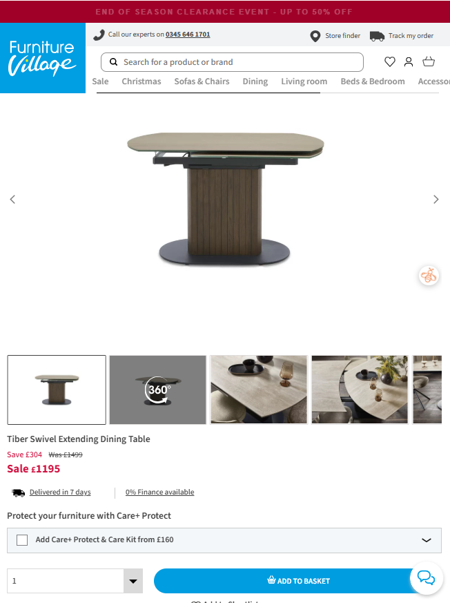 Price comparison