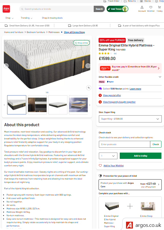 Price comparison