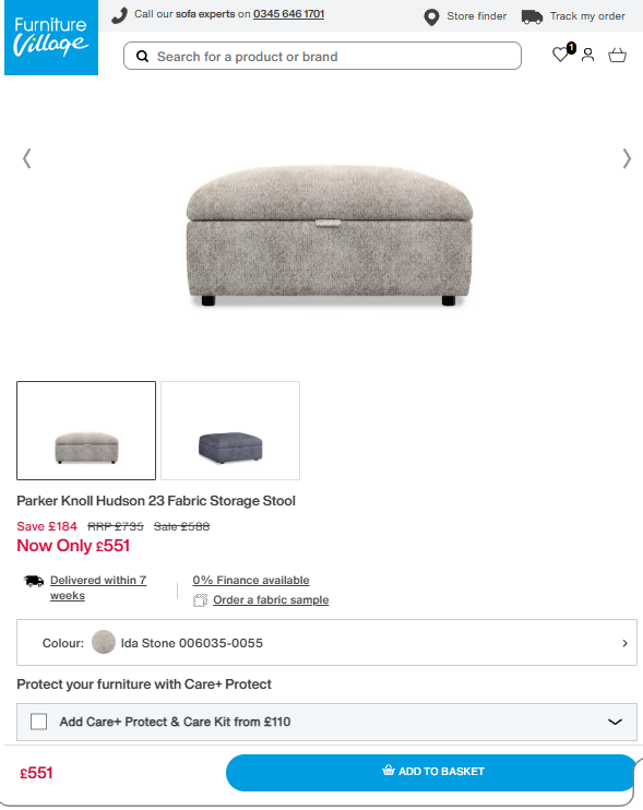 Price comparison