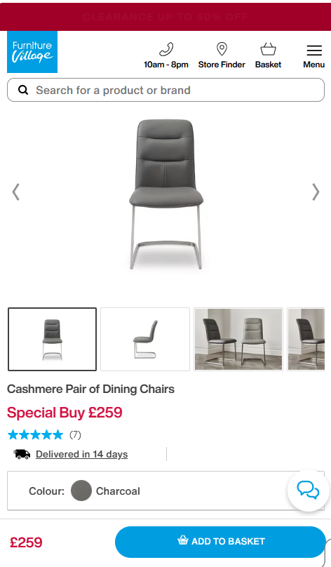 Price comparison