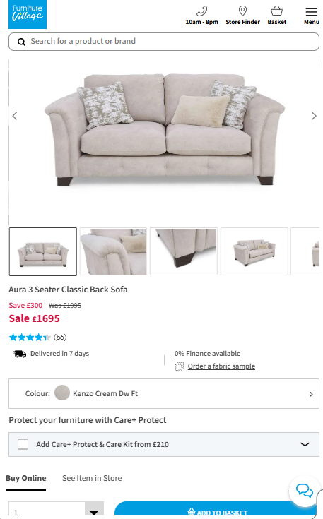 Price comparison