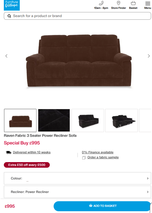 Price comparison