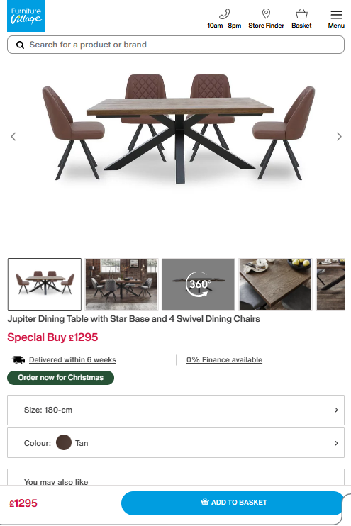 Price comparison