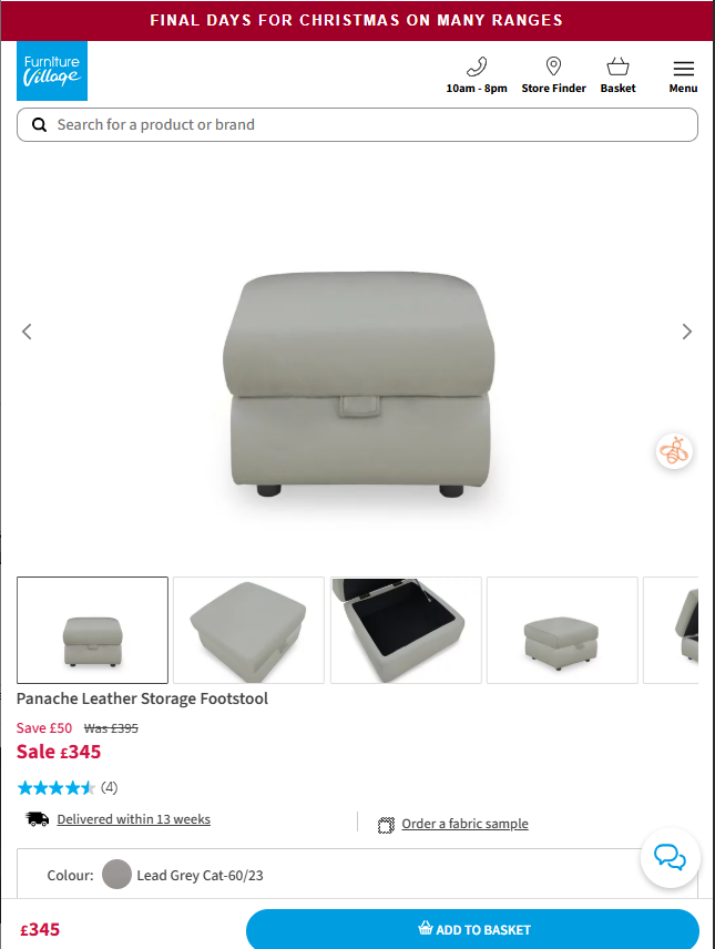Price comparison