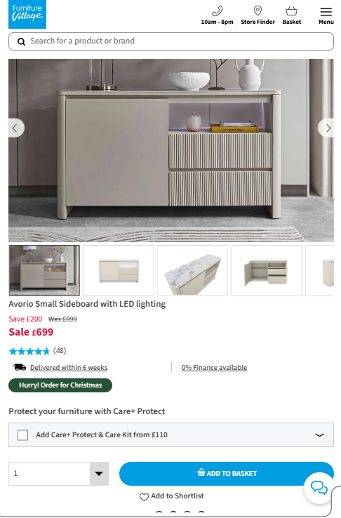 Price comparison