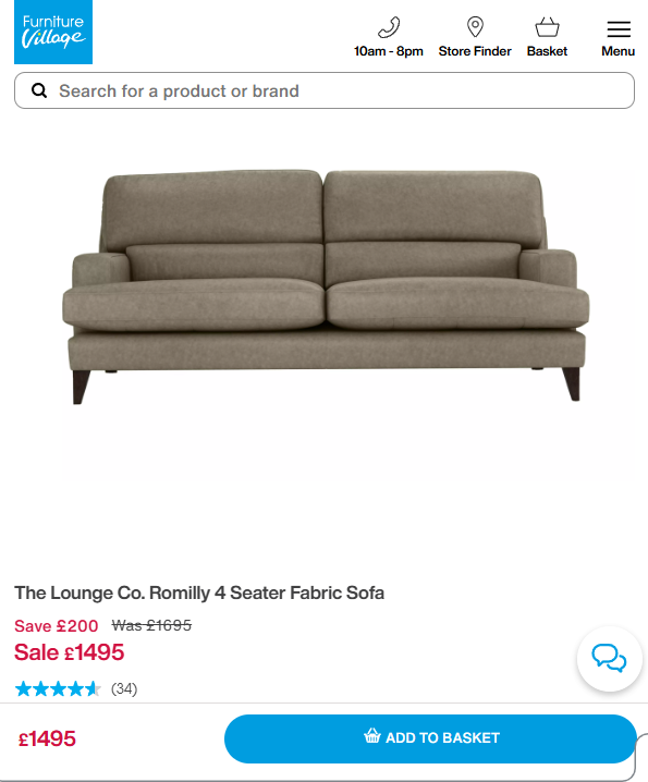 Price comparison