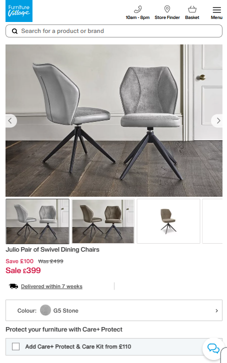 Price comparison