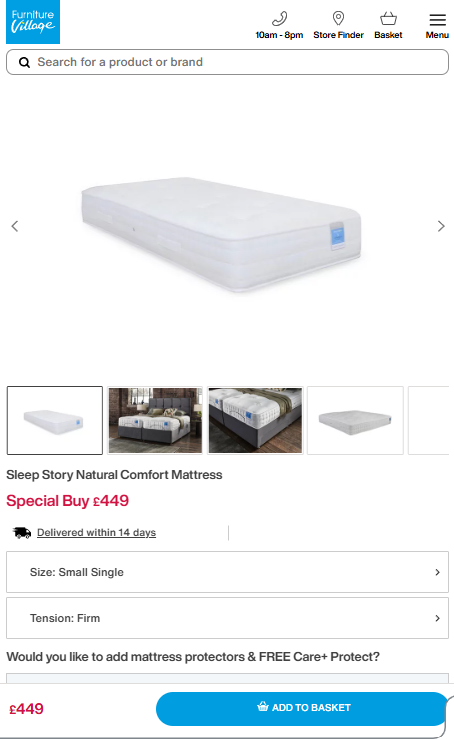 Price comparison