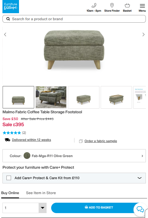 Price comparison