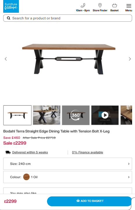 Price comparison