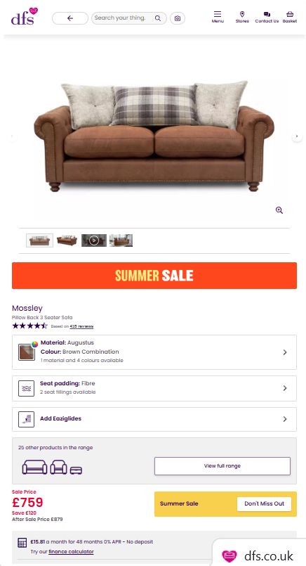 Price comparison
