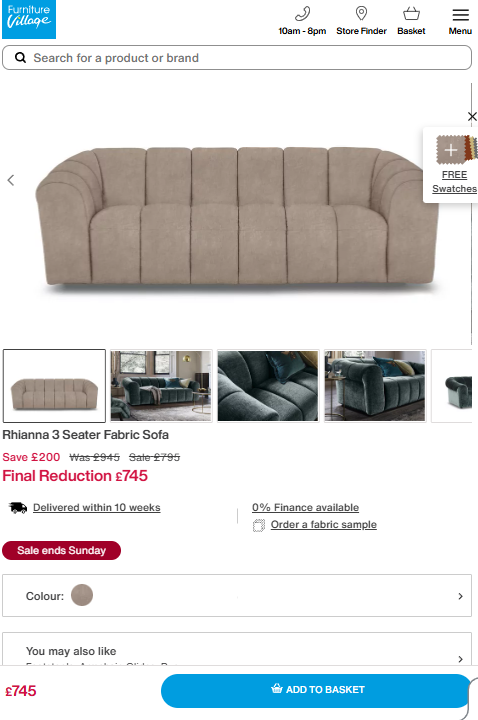 Price comparison
