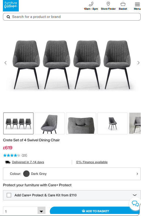 Price comparison