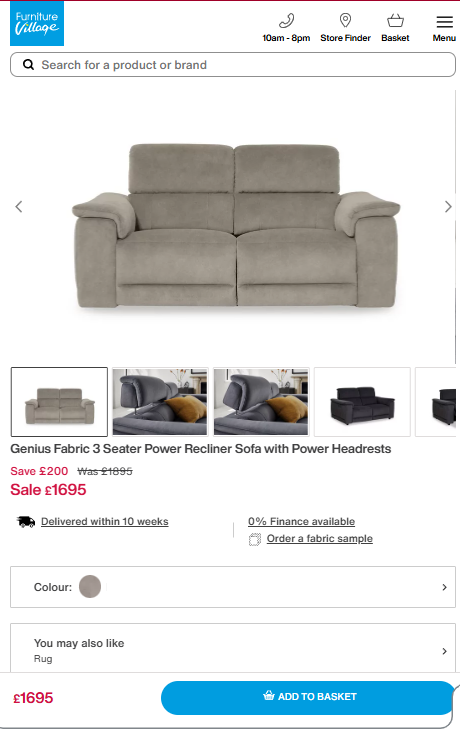 Price comparison