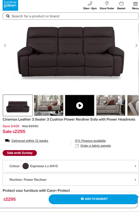 Price comparison