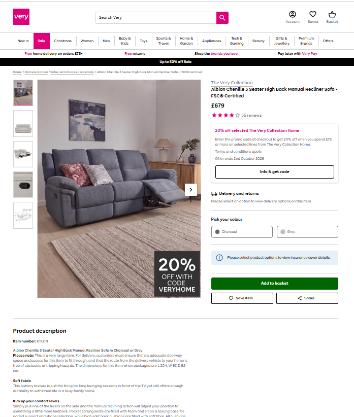 Price comparison