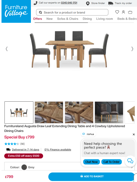 Price comparison