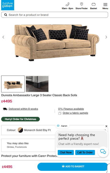Price comparison