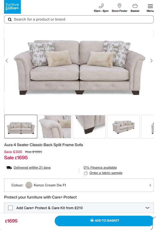 Price comparison