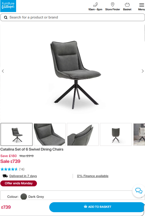 Price comparison