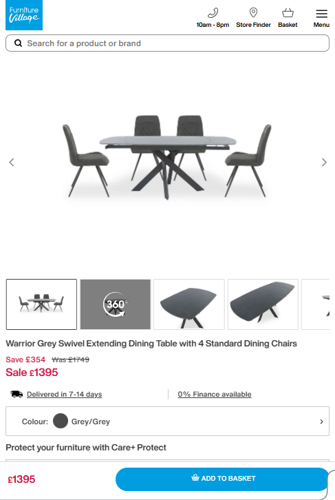 Price comparison