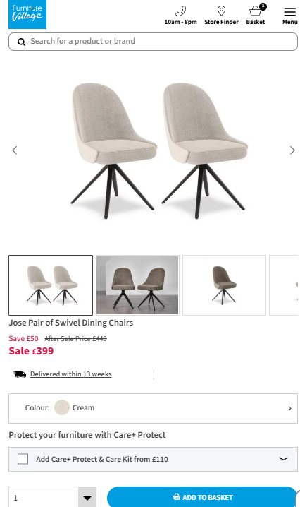 Price comparison