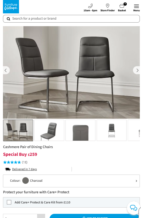 Price comparison