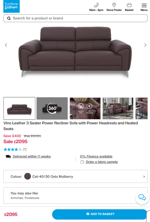 Price comparison