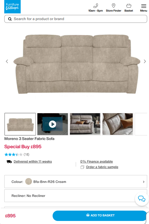 Price comparison
