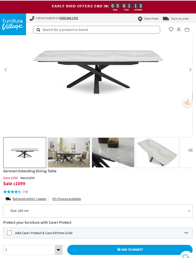 Price comparison