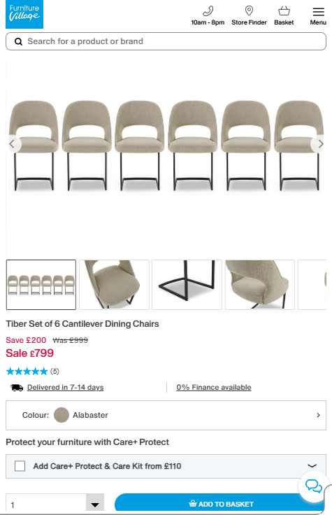 Price comparison
