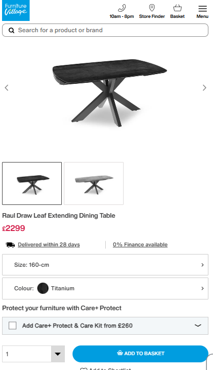 Price comparison