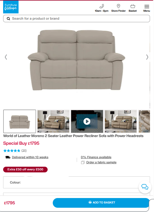 Price comparison