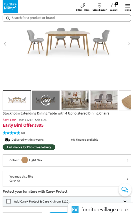 Price comparison