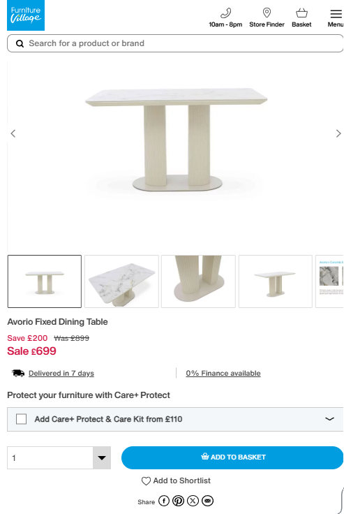 Price comparison