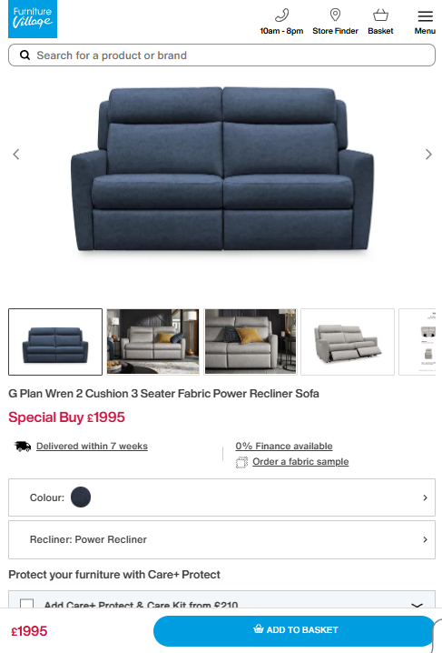 Price comparison
