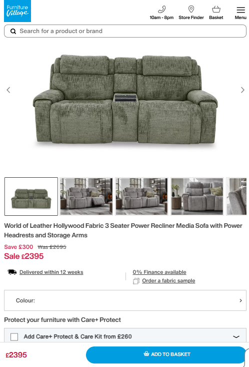 Price comparison