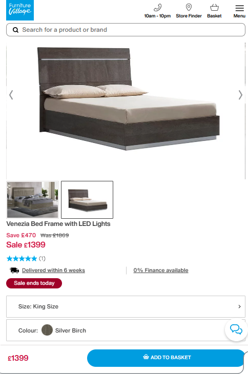 Price comparison