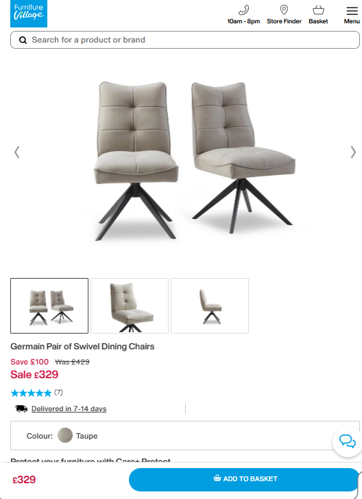Price comparison
